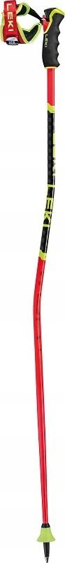 Shkopinj skish Leki WCR GS Carbon 3D, 125 cm, të kuqe e zeza