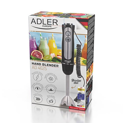 Blender dore Adler AD 4625, 5 shpejtësi, funksion Turbo, i bardhë