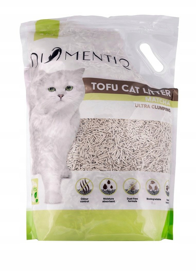Rërë higjienike për mace Diamentiq Clumping Tofu Matcha, 4kg, e biodegradueshme
