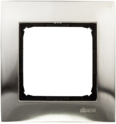Kapak për prizë Kontakt-Simon SIMON54 stainless steel