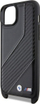 Mbrojtëse telefoni BMW M Edition Carbon Stripe me rrip, për iPhone 15 Plus 14 Plus, e zezë