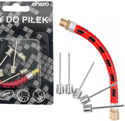 Set gjilpërash për pompë Enero, 5 copë, me zorrë fleksibël