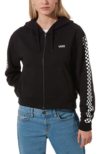 Duks për femra ''crop hoodie'' Vans VN0A47TOBLK1, i zi, L
