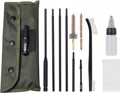 Set pastrimi armësh Clean.Kit NATO, AR15 5.56mm, në kuti najloni, i zi