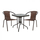 Set ngrënieje 3-pjesësh, Tavolinë + karrige (HM5179.02)