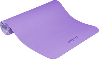Mat për ushtrime Rebel Active, joga, pilates, fitnes, 183x61cm, trashësi 4mm, TPE, ngjyrë vjollcë