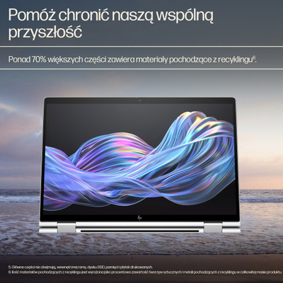 Laptop konvertues HP EliteBook X Flip G1i, 14", Intel Core Ultra, 32GB RAM, 512GB SSD, ngjyrë argjendi