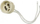Mbajtëse llambash Maclean Energy MCE428, GU10, qeramike, kabllo 14 cm