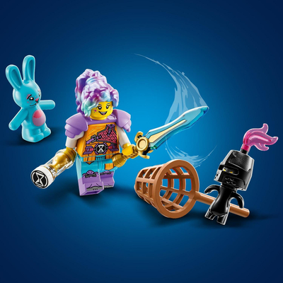 Set LEGO DREAMZzz Izzie and the rabbit Bunchu 71453, lodër me tulla për me ndërtu, për kalamaj 7+