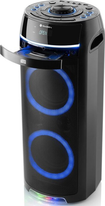 Kuti muzike karaoke portabël pa markë, me Bluetooth, radio FM edhe drita LED