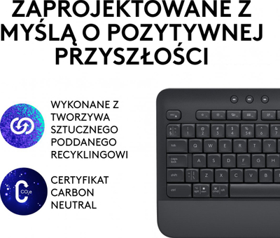 Тастатура Logitech SIGNATURE K650, сива боја