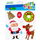 Set dekorativ vetëngjitës Eva Santa Claus, 6 copë, shumëngjyrësh