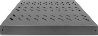 Raft tërheqës për kabinet 19" Digitus DN-19 TRAY-2-600-SW, 1U, 25 kg, i zi