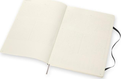 Notes Moleskine Pro A4 me kapak të butë, fletë me vija, i zi