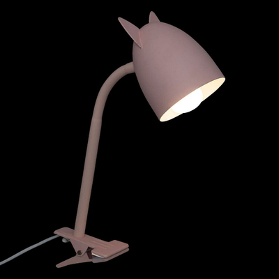Lampë tavoline për kalamaj Atmosphera Sily, me kapëse, 43cm, rozë
