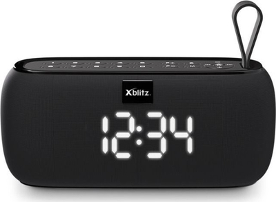 Kutubartë Bluetooth Xblitz Master 200, 10W, me radio FM dhe orë, i zi