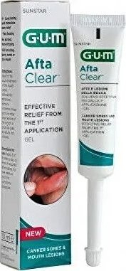 Xhel oral GUM Afta Clear, 10 ml, kundër aftave, pa alkool