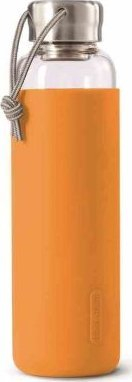 Shishe uji Black+Blum Glass Water Bottle, 600ml, portokalli