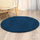 Tapet rrumbullak Rabbit Strado, 100x100 cm, imitim leshi lepuri, blu Royal Navy