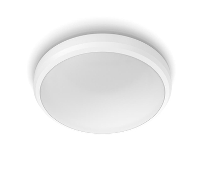 Llambë tavanore banjoje Philips EyeComfort 93539, 22 cm, 6W 640 lm, 4000K, e bardhë