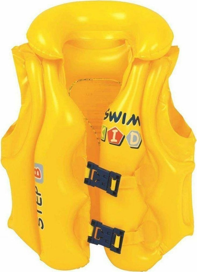 Jeletku i frymë për kalamaj Swim Kid, 46x42cm, standard EU EN13138, e verdhë