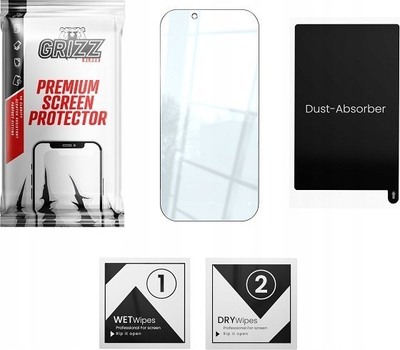 Xham mbrojtës hibrid GrizzGlass HybridGlass për Nothing Phone 2, transparent