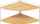Raft këndor kuzhine 5five ORDERA, 2 nivele, 29.7 x 29.7 x 20.5 cm, bambu dhe metal i bardhë