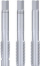 Set çezmesh HSSE M2.5 DIN-352, hap 0.45mm, 3 copë
