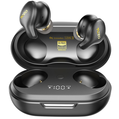 Безжични слушалки TOZO Golden X1, Блутут, Hi-Res Audio, црни