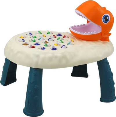 Loje shkathtesie Leantoys Fishing for Fish, tavoline, dinosauri portokalli
