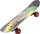 Skateboard për fëmijë PMS Retro Wooden, 17", druri, shumëngjyrësh