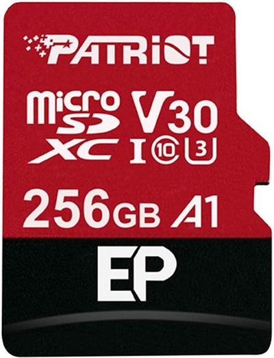 MicroSDXC EP Series 256GB V30, A1, U3 deri në 100MB / s (PEF256GEP31MCX)