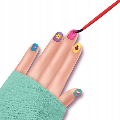 Set kozmetike për thonj Ses Creative Nail Art, për kalamaj 6+, shumëngjyrësh