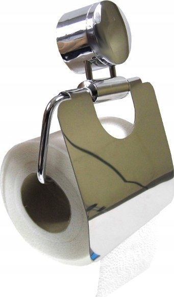 Mbajtës letre higjienike Feniks Clara F me kapak, çelik inox, krom argjendtë