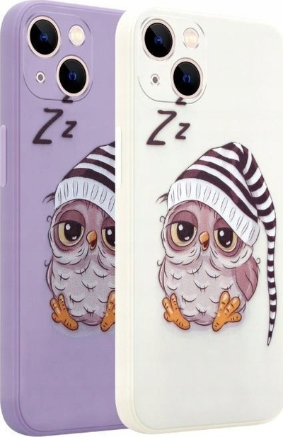 Mbulesë telefoni MX Owl Sleepy për iPhone 12 Mini, TPU, bezhë