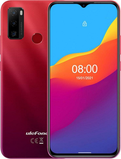 Celular UleFone Note 10, 2 / 32GB, Dual Sim, portokalli