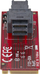 Kartë StarTech U.2 në M.2, PCIe 3.0 x4, për SSD NVMe 2.5"