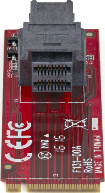 Kartë StarTech U.2 në M.2, PCIe 3.0 x4, për SSD NVMe 2.5"