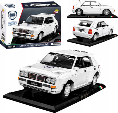 Model me bloqe COBI Lancia Delta HF Integrale EVO Executive Edition 24356, 2294 copa, shkallë 1:12, shumëngjyrësh