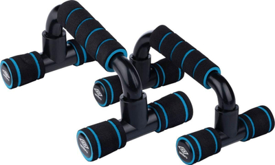 Doreza për pompa Umbro Push Up Bar, shkumë EVA, mbanin deri 100 kg, të zeza me blu