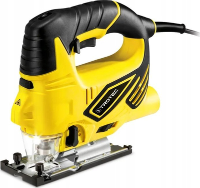 Sharrë elektrike Trotec PJSS 12-230V, me lazer për drejtim, 800W, e verdhë