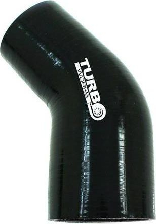 Reduktues silikoni TurboWorks, 45°, 76-102mm, i zi