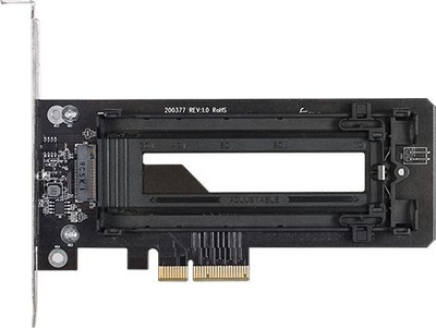 Adapter PCIe Icy Dock EZConvert Ex Pro MB987M2P-1B, PCIe 3.0 x4, për SSD M.2 NVMe, i zi