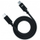 Kabllo karikimi 3MK Hyper Cable, USB C në USB C, 100W, 1m, e zezë
