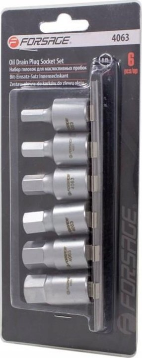 Set çelsash tapa vaji Forsage F-4063, 6 copë, 6-këndorë