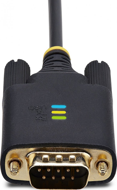 Kabllo USB në Serial StarTech 3ft 1m, USB A në DB9 RS232, me FTDI, e zezë