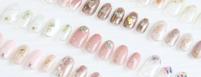 Thonj artificialë Sally Hansen Perfect Press-on Nails Affairy to Remember, me ngjitje, rozë nude