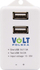 Modul USB Volt Polska, 2 porta, 5V 2A, i bardhë