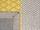 Tapet AKKAYA Wool Area Rug, 80 x 150 cm, lesh poliester, e verdhë me gri