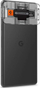 Mbrojtëse xhami për kamera Spigen, Google Pixel 7a, xham i temperuar, e zezë